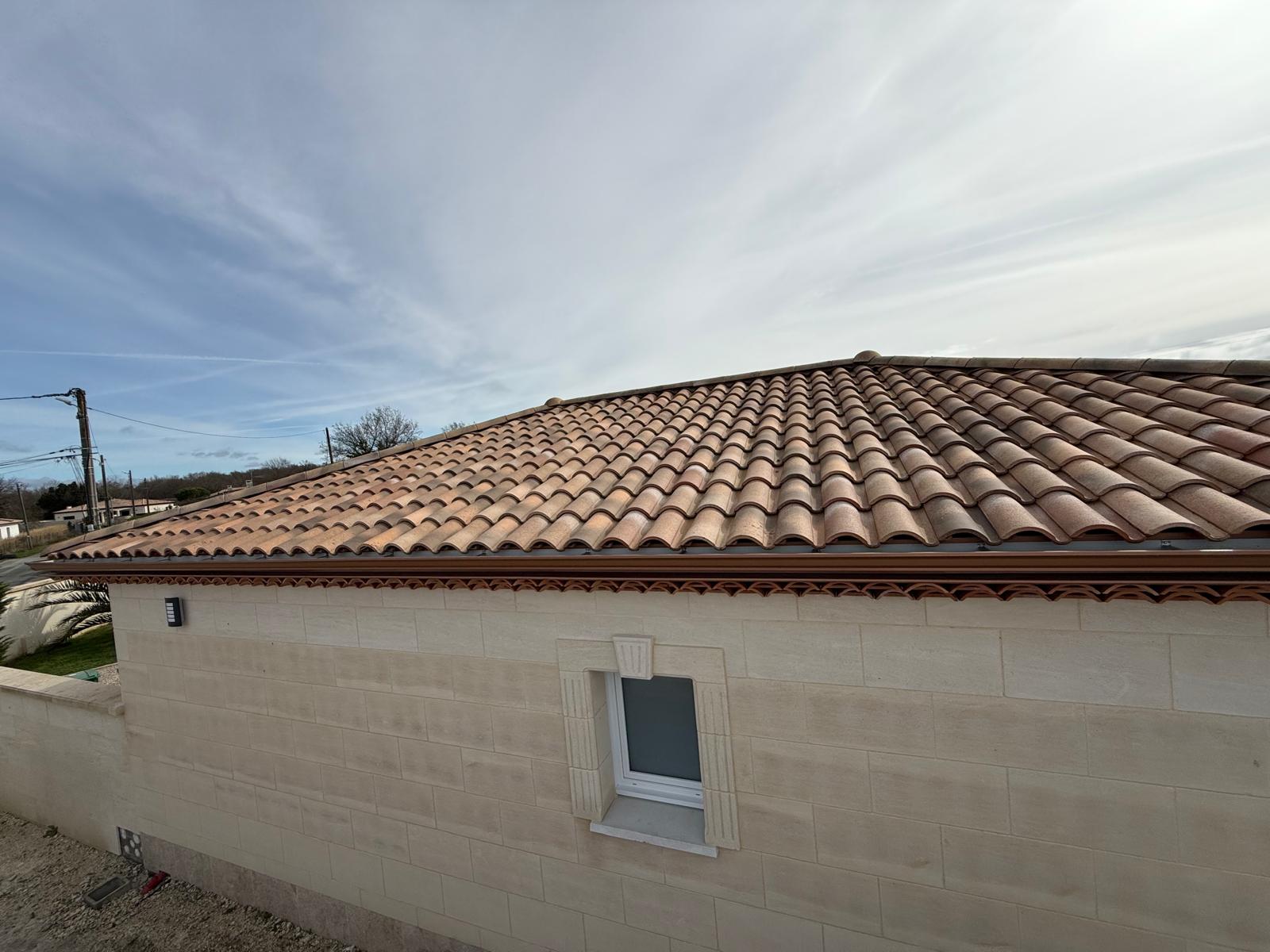 Abergement cheminée à Floirac, réalisation Tourny Couverture (Gironde)