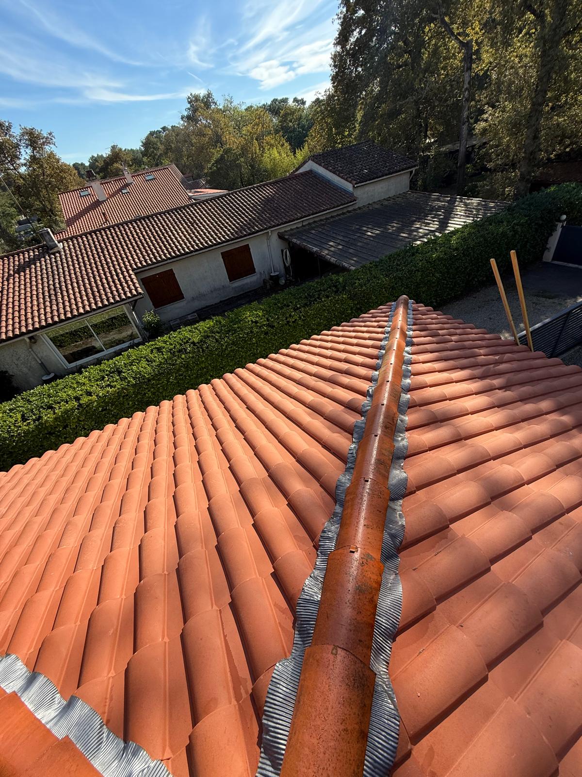 Abergement cheminée à Eysines, réalisation Tourny Couverture (Gironde)
