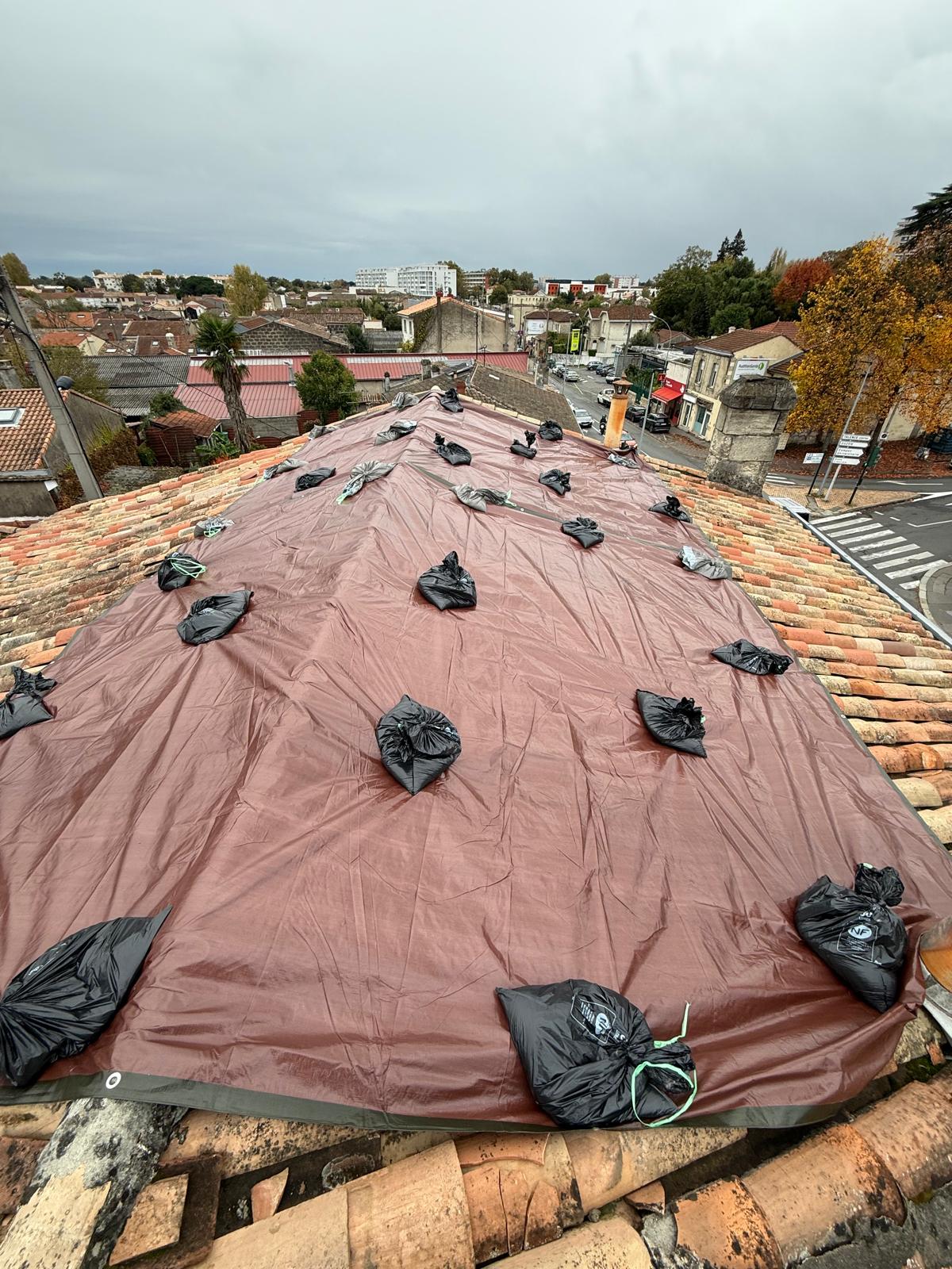 Réfection toit à Bruges, réalisation Tourny Couverture (Gironde)
