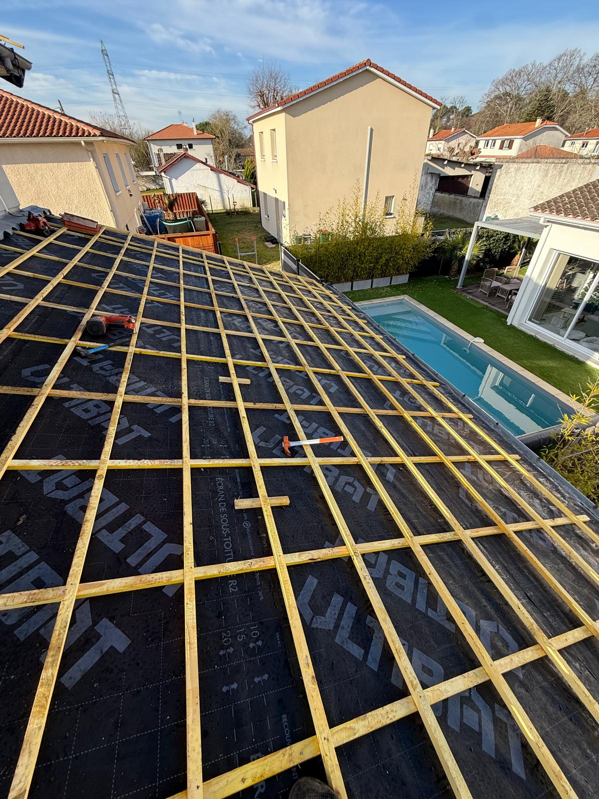 Toiture terrasse à Mérignac, réalisation Tourny Couverture (Gironde)