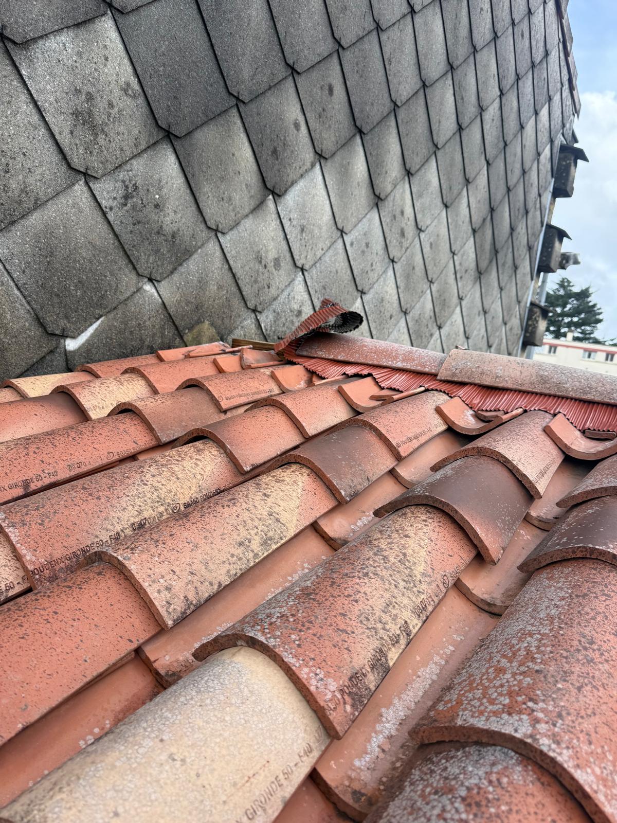 Abergement cheminée à Blanquefort, réalisation Tourny Couverture (Gironde)